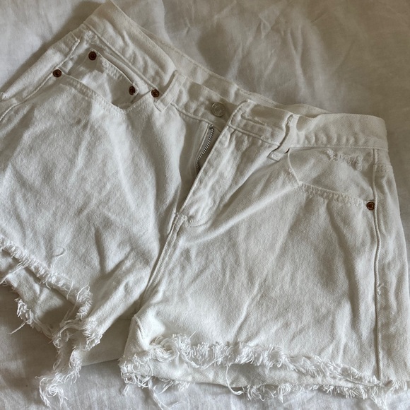 Pants - White vintage cut offs
